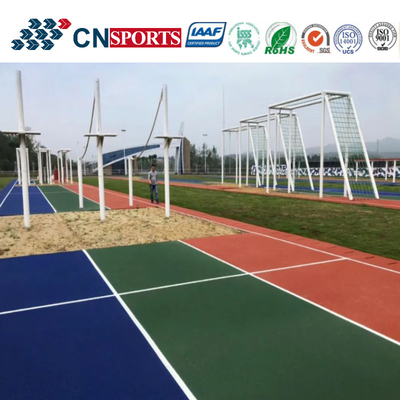 Outdoor Anti UV Full PU Type Rubber Running Track Easy Cleaning And Maintenance