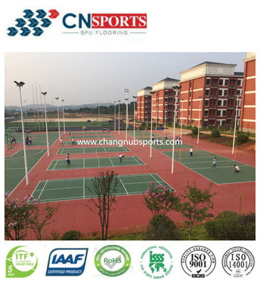 CN-S01 Waterproof and High Rebound and Soundproof and level1 Flame Retardancy silicon PU Flooring