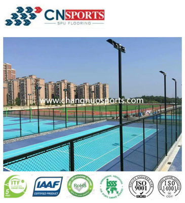CN-S01 Waterproof and High Rebound and Soundproof and level1 Flame Retardancy silicon PU Flooring