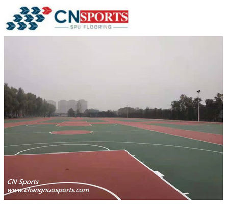 High Rebound Polyurea Basketball Court Flooring Waterproof Anti Slide