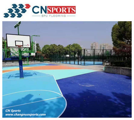 No Toxicity and No Smell and Convenient to Construction SPU Basketball Sports Flooring