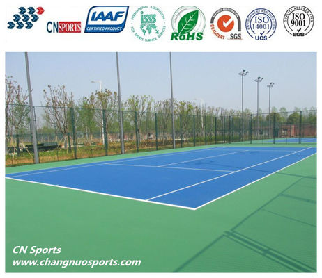 TB-002T Buffer Layer Soundproof and High Rebound SPU Tennis Sports Flooring