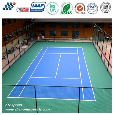TB-002T Buffer Layer Soundproof and High Rebound SPU Tennis Sports Flooring