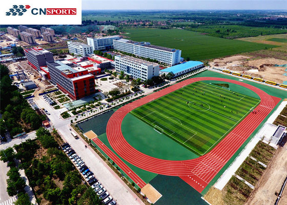 Stadium Synthetic PU Running Track 0.4Mpa Wear Resistance With IAAF Certificate