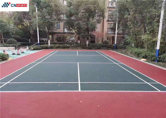 Antislip Outdoor Athletic Flooring Silicone Polyurethane Soundproof