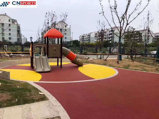 Non Fading EPDM Seamless Flooring Kids EPDM Rubber Playground Surface