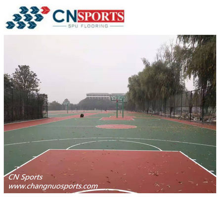 No Toxicity and No Smell and Convenient to Construction SPU Basketball Sports Flooring