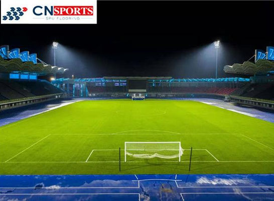 항 자외선 PU 달리기 트랙 재활용 SBR 고무 마모 저항 활주로 바닥